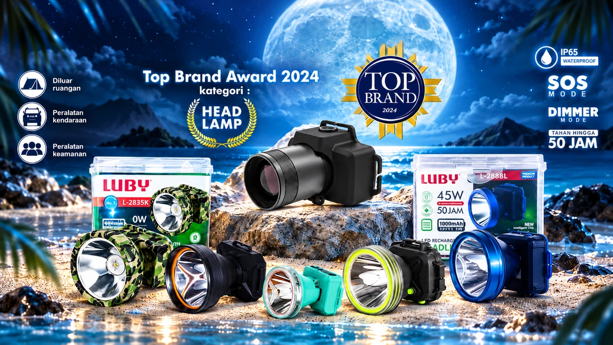 5 Rekomendasi Headlamp Terbaik dari Luby untuk Camping, Hiking dan Aktivitas Outdoor