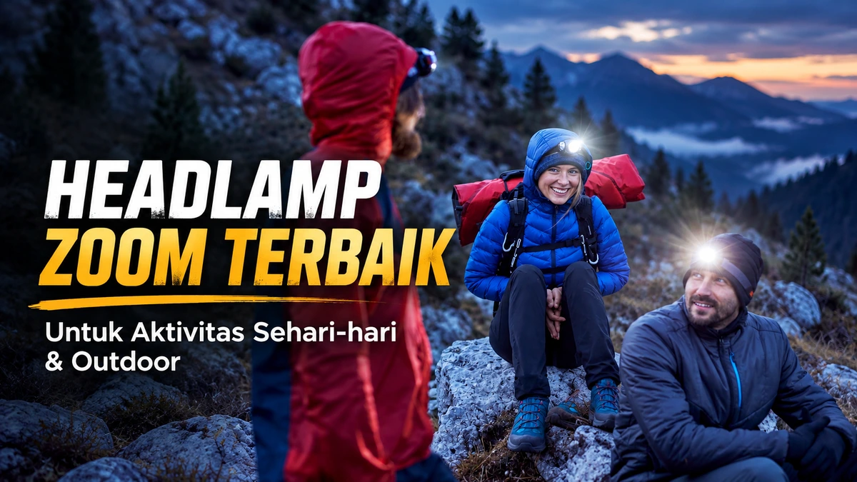 Rekomendasi Headlamp Zoom Terbaik Jarak Pandang Lebih Jauh Fleksibilitas Makin Tinggi